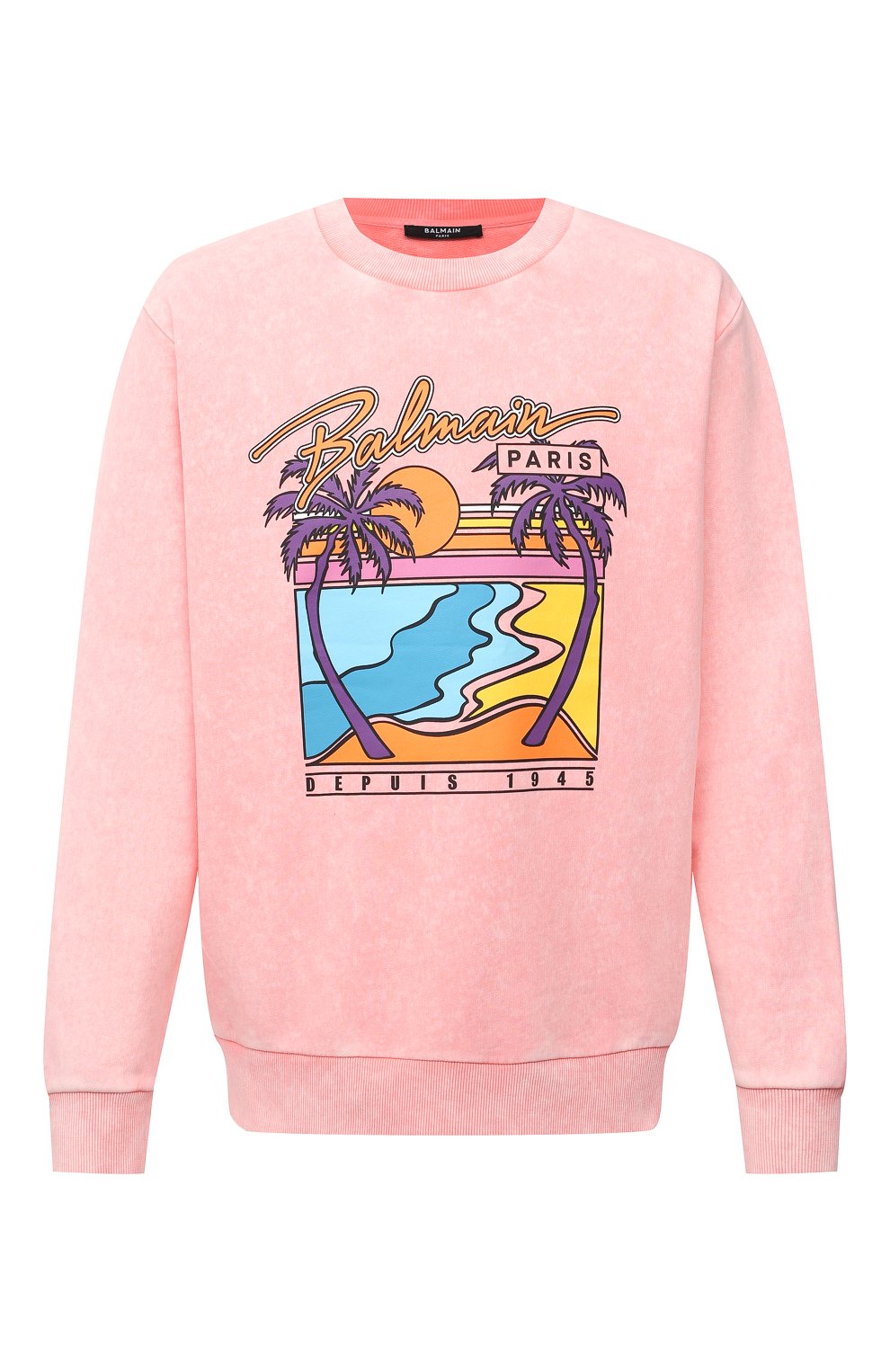 Хлопковый свитшот BALMAIN, арт. VH1JS001/G023, фото 1