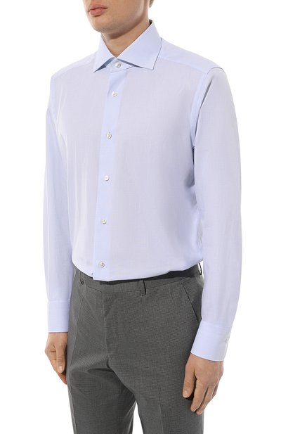 Хлопковая сорочка ZEGNA, арт. 601037A6/9MS0BA, фото 3