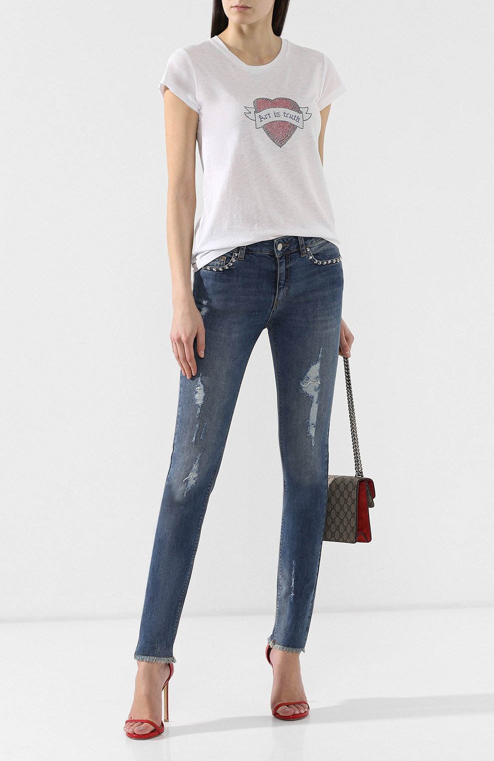 Футболка из смеси хлопка и вискозы ZADIG AND VOLTAIRE, арт. SHTS1823F, фото 2