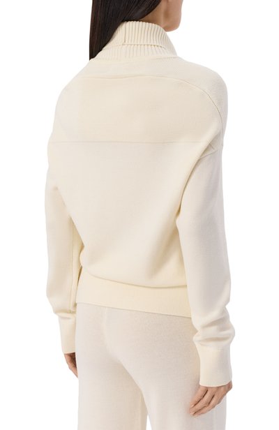 Шерстяной свитер YUZEFI, арт. AREN-DRAPE BACK FUNNEL NECK JUMPER, фото 4
