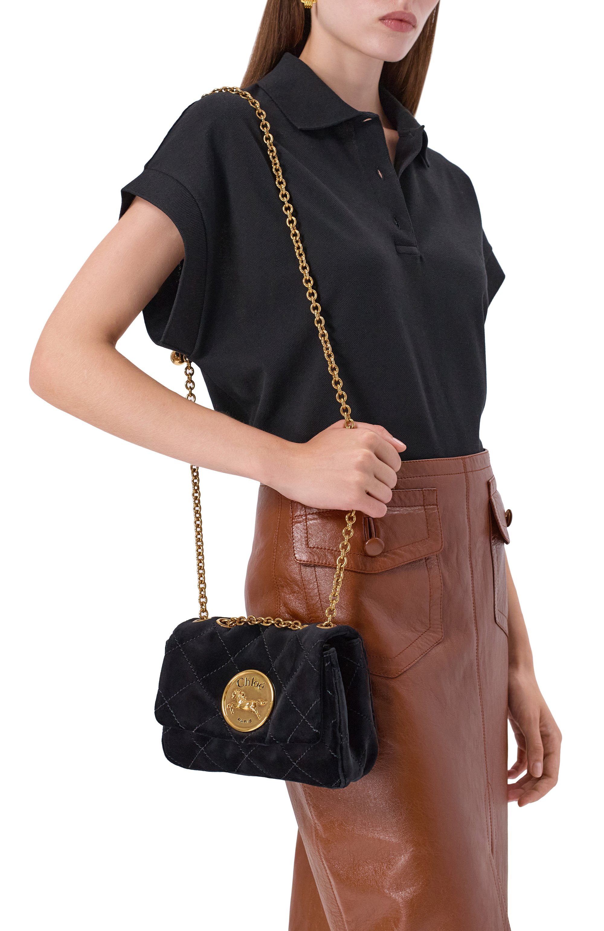 Сумка chloé heritage small CHLOÉ, арт. CH25AS585P90, фото 2