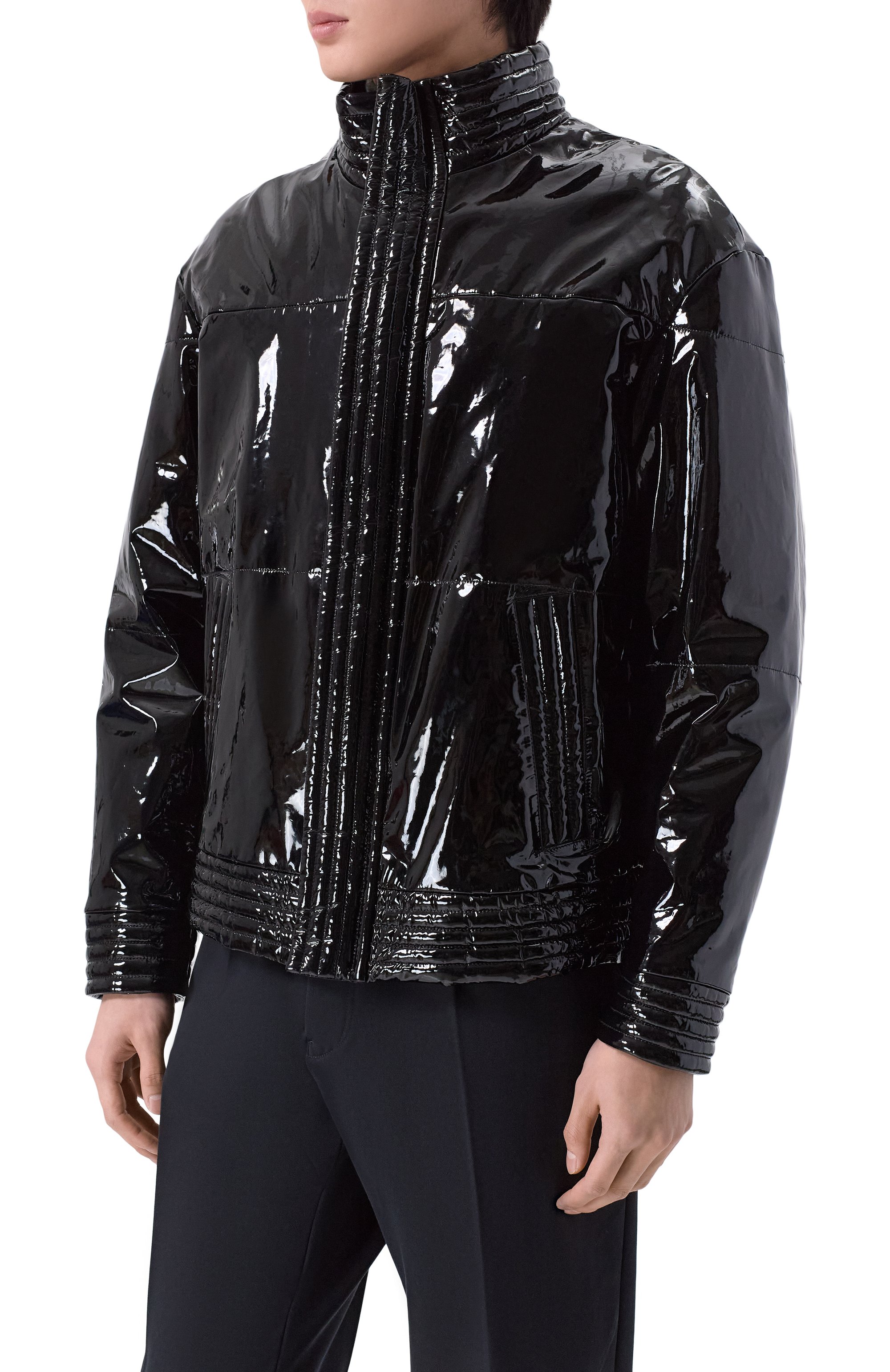 Кожаный пуховик с подкладкой из норки MVST, арт. FZECK-ES4380-1V, фото 3