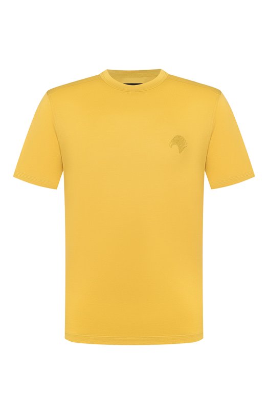Хлопковая футболка Stefano Ricci MNH6105150/TE0001 Жёлтый MNH6105150/TE0001
