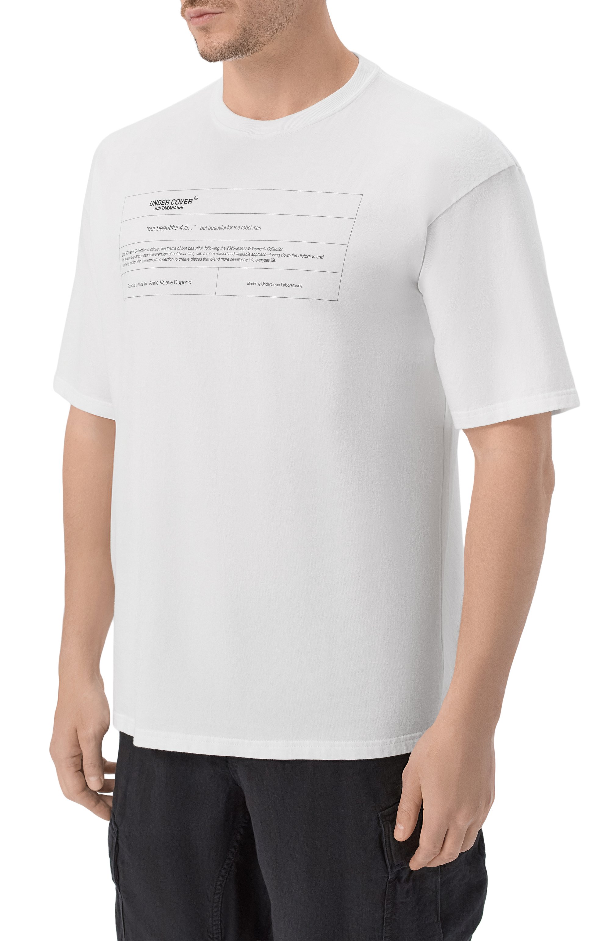 Хлопковая футболка UNDERCOVER, арт. UC1F3803, фото 3