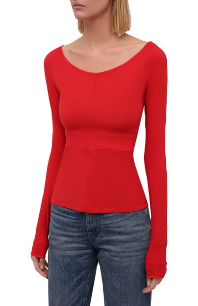 Топ VICTORIA BECKHAM красного цвета по цене 46250 руб., арт. 1521WTP003126B, фото 3 Топ VICTORIA BECKHAM, арт. 1521WTP003126B, фото 3