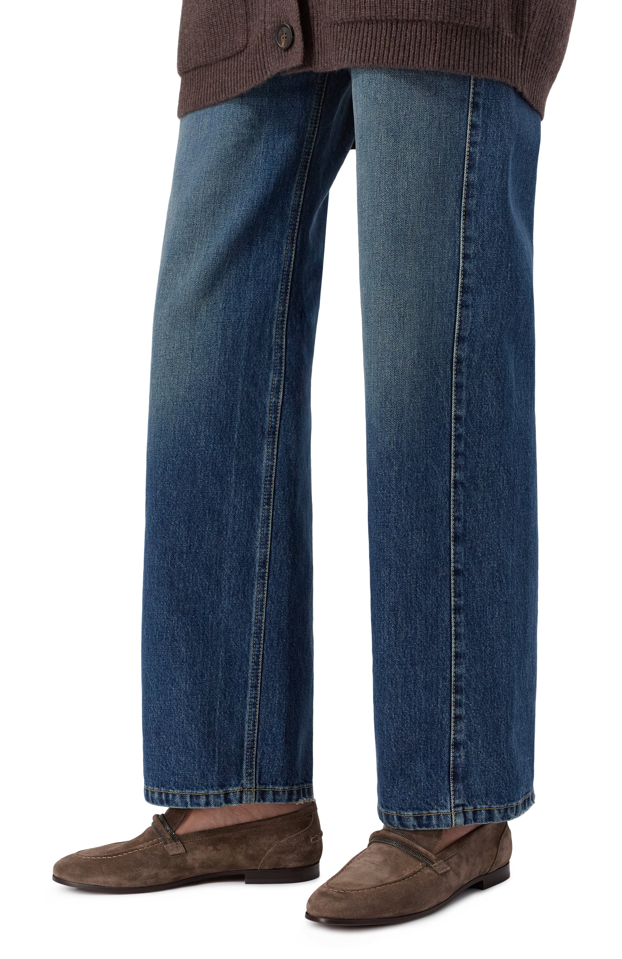 Замшевые лоферы BRUNELLO CUCINELLI, арт. MZSFC3009P, фото 3