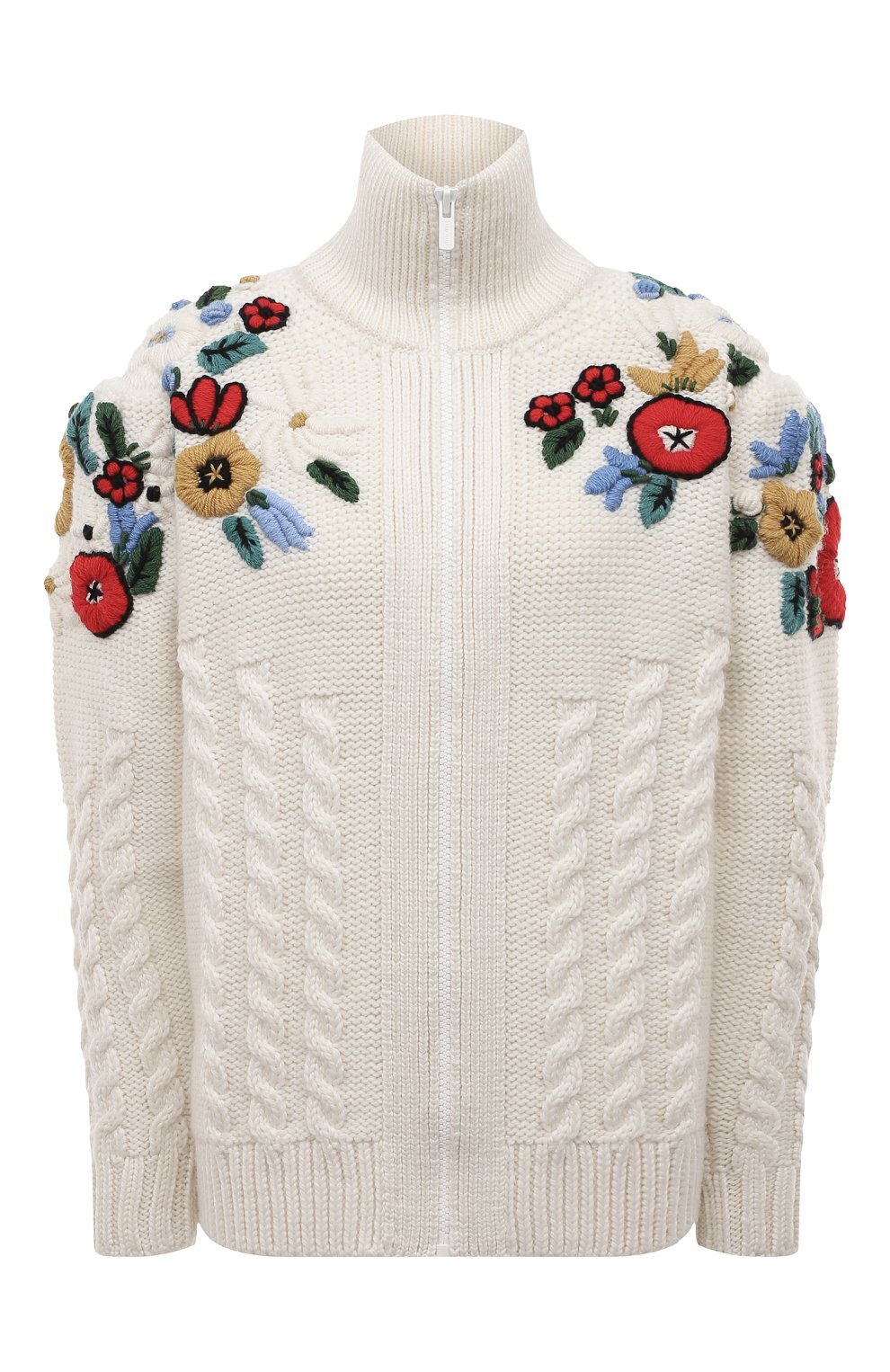 Шерстяной кардиган MIU MIU, арт. MMF519-1ZIP-F0009, фото 1