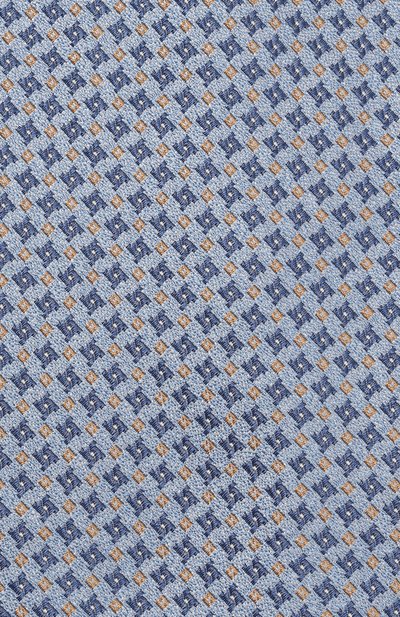 Шелковый галстук KITON голубого цвета по цене 31900 руб., арт. UCRVKLC02I54, фото 4 Шелковый галстук KITON, арт. UCRVKLC02I54, фото 4