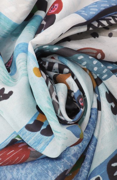 Шелковая шаль зимняя деревня GOURJI, арт. 91233537/6244108, фото 3