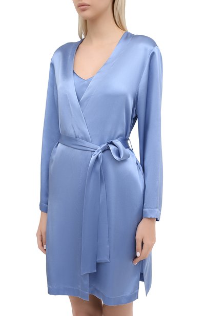 Шелковый халат LUNA DI SETA, арт. VLST08009, фото 3