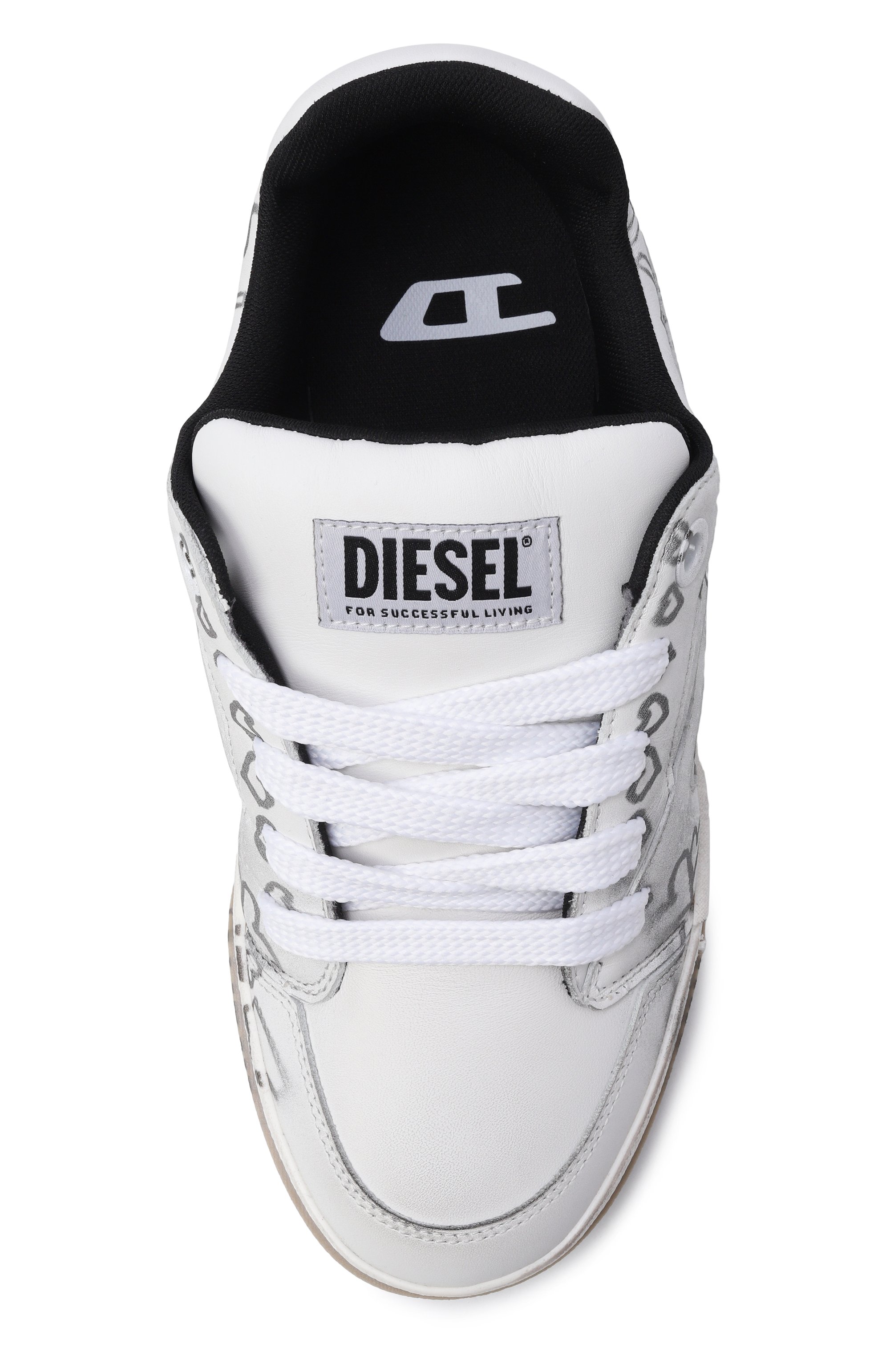 Кожаные кеды s-d-ollie DIESEL, арт. Y03795/P7484, фото 6
