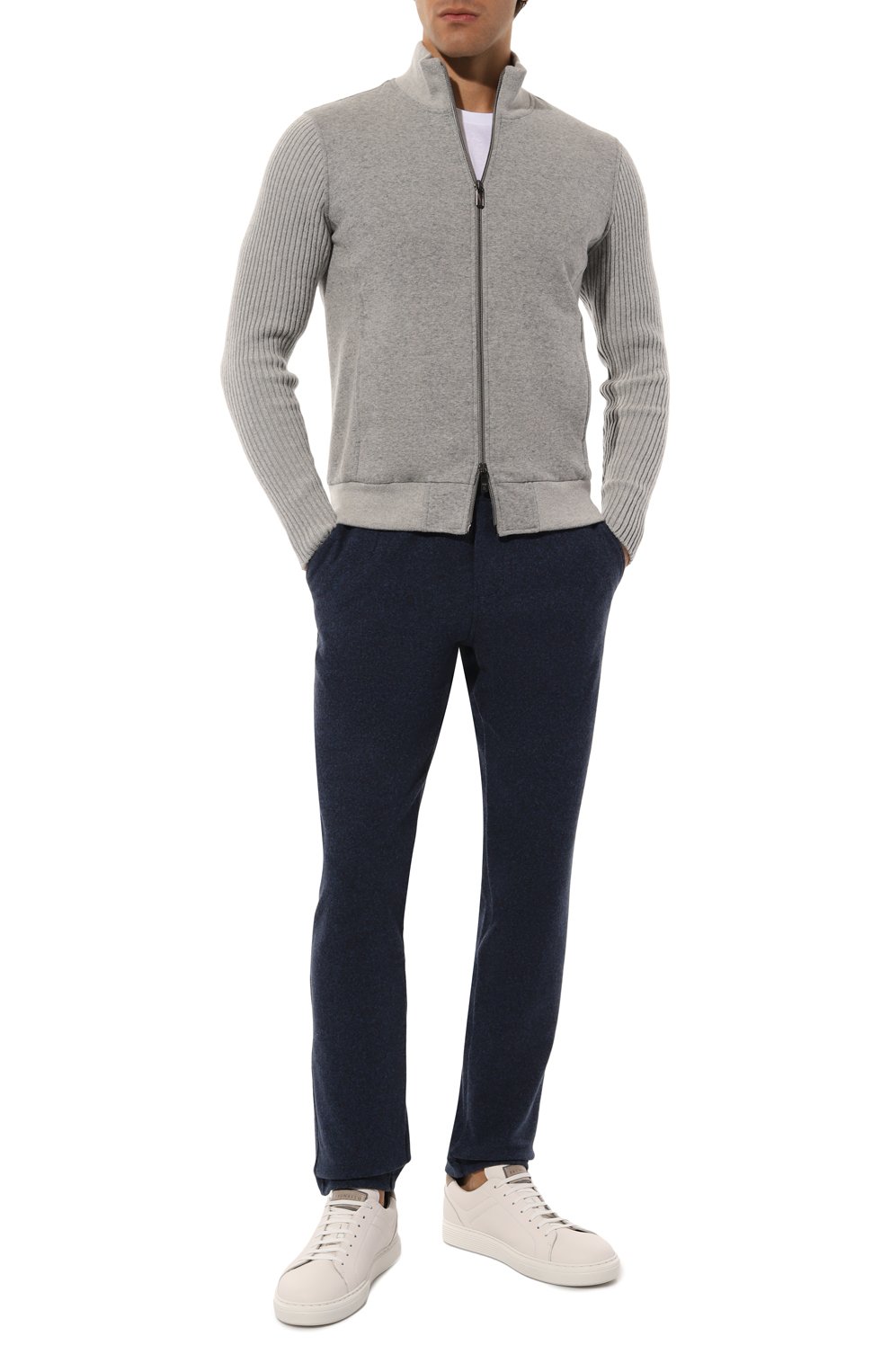 Брюки из хлопка и шерсти CAPOBIANCO, арт. 17M703.FS00., фото 2