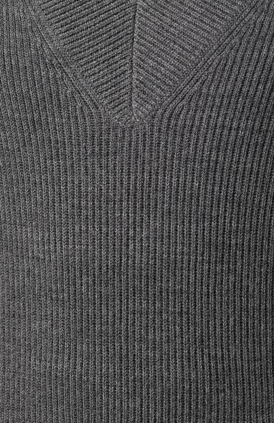 Шерстяной жилет DRIES VAN NOTEN темно-серого цвета по цене 34150 руб., арт. 192-11266-8702, фото 5 Шерстяной жилет DRIES VAN NOTEN, арт. 192-11266-8702, фото 5