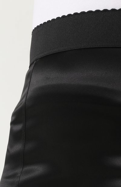 Однотонная юбка-карандаш с эластичным поясом DOLCE & GABBANA, арт. F4BD3T/FURAD, фото 5