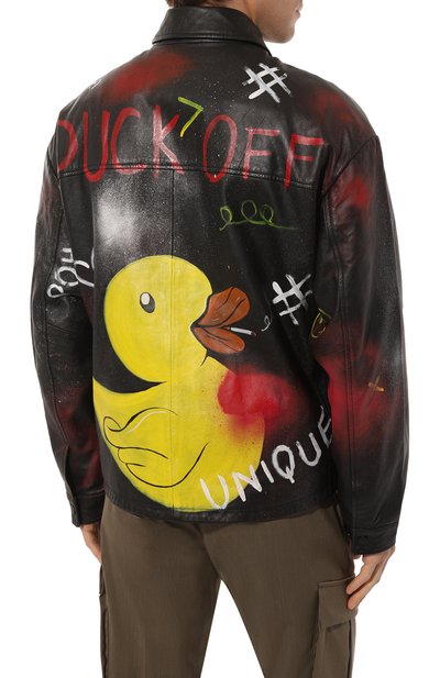 Кожаная куртка UNIQUE AS DUCK, арт. KOZD1, фото 4
