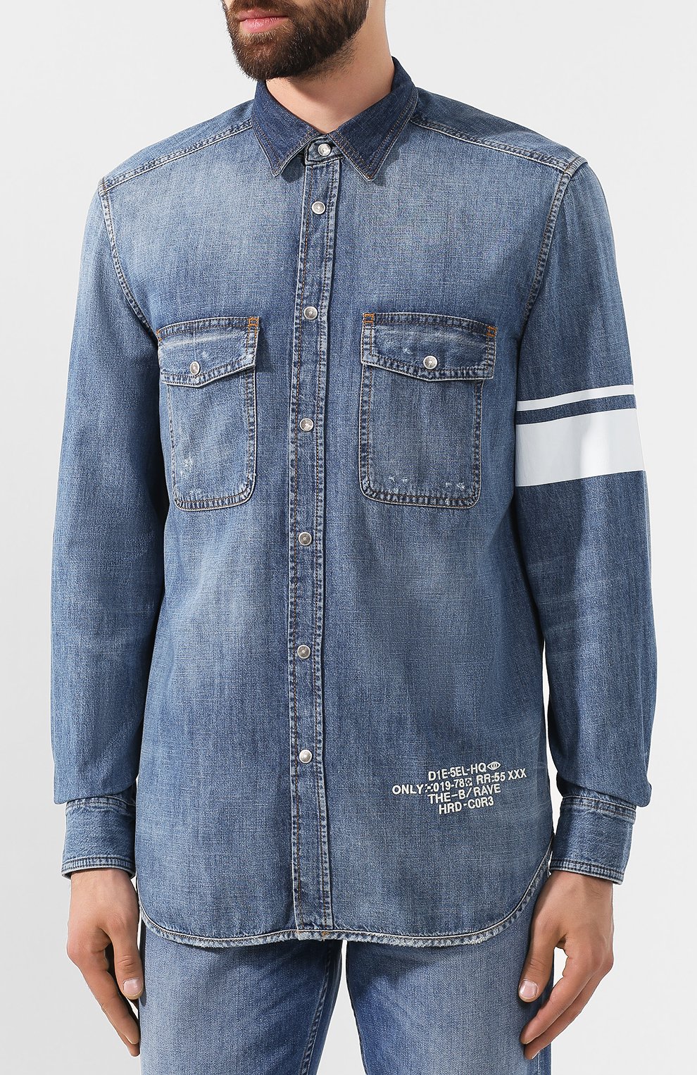 Джинсовая рубашка DIESEL, арт. 00SV5K/069HR, фото 3