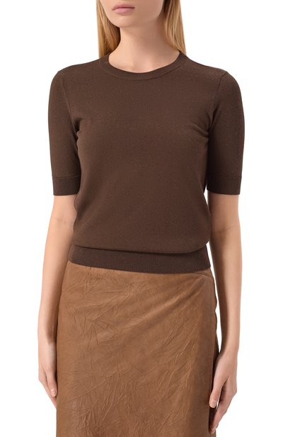 Пуловер из вискозы и хлопка DOLCE & GABBANA, арт. FXG26T/JFMEB, фото 3