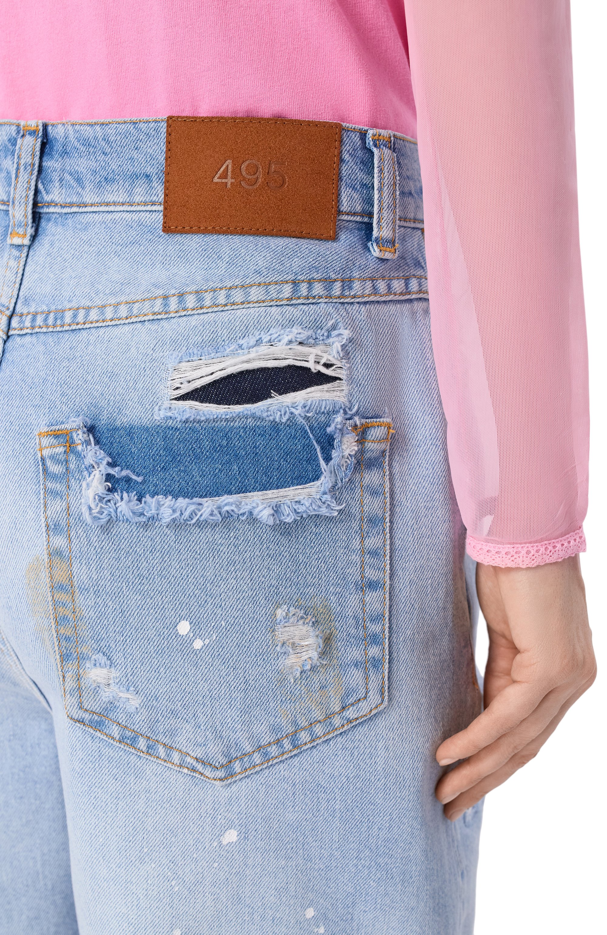 Джинсовые шорты 404 shorts 495 DENIM, арт. 49525/SHJW2LB, фото 5