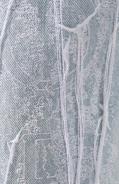 Джинсы с потертостями OFF-WHITE голубого цвета по цене 73950 руб., арт. 0WYA012F197730647101, фото 5 Джинсы с потертостями OFF-WHITE, арт. 0WYA012F197730647101, фото 5