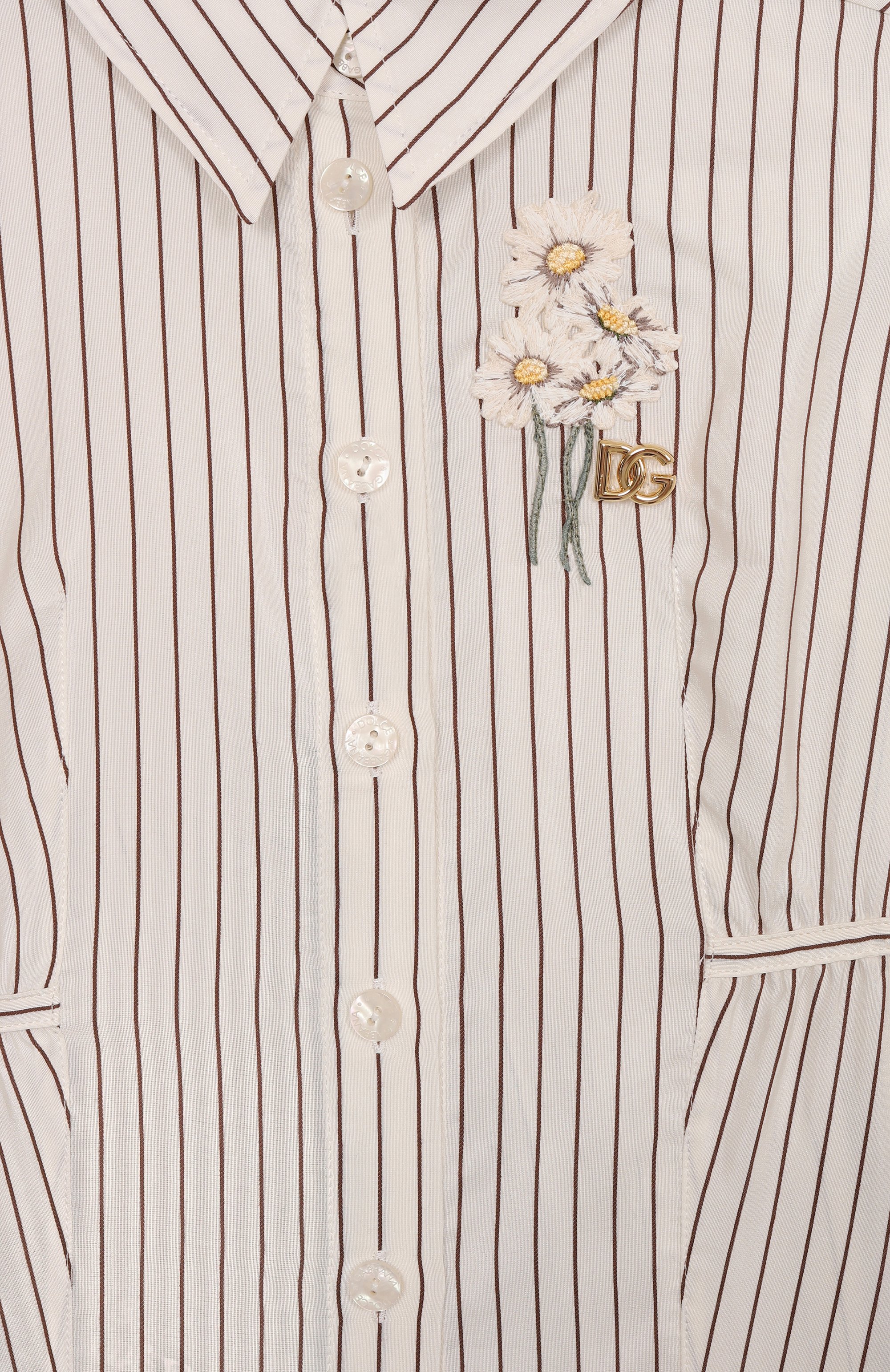 Рубашка из хлопка и шелка DOLCE & GABBANA, арт. L56S44/FBTAL/8-12+, фото 3