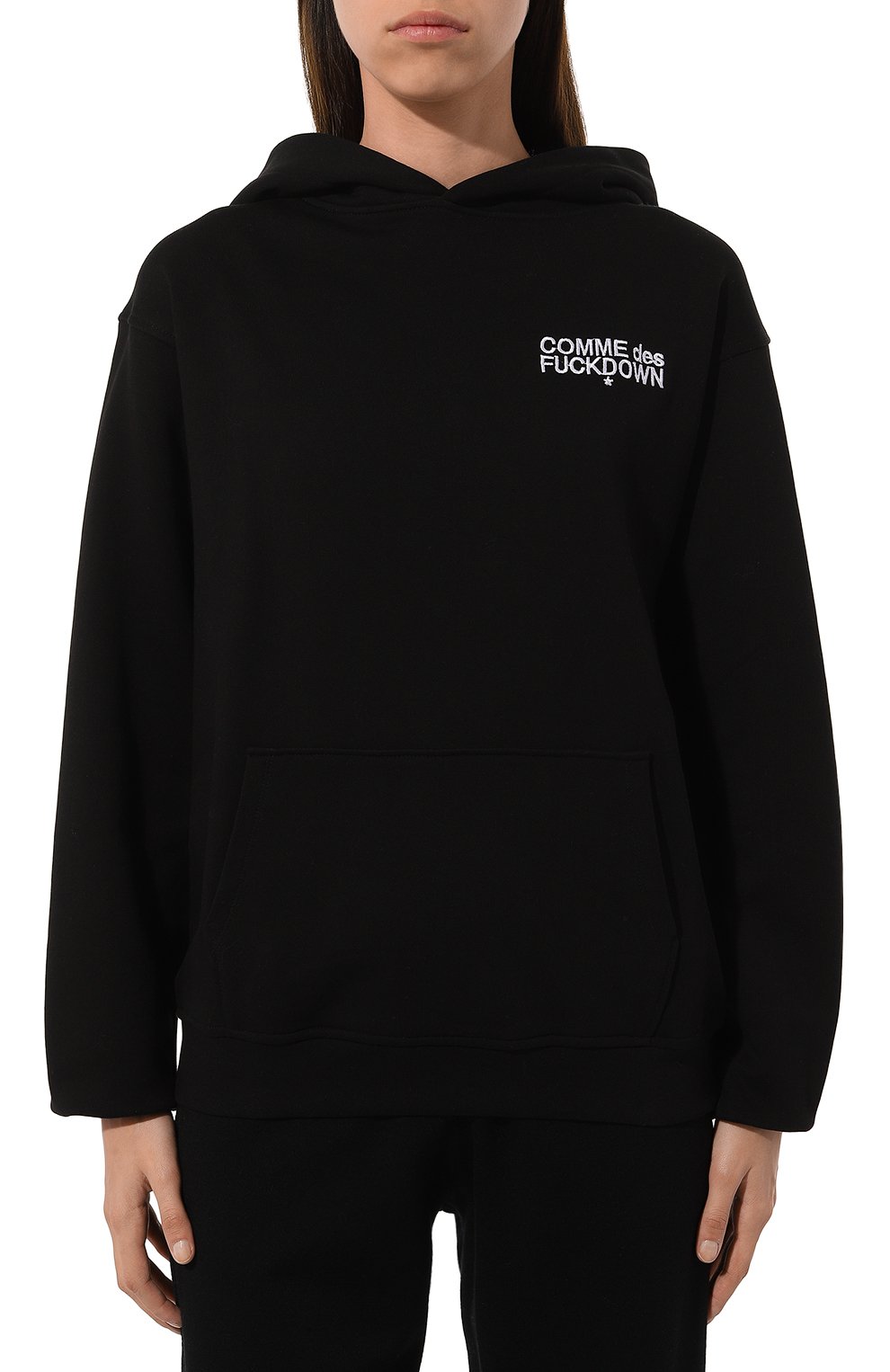 Хлопковое худи COMME DES FUCKDOWN, арт. CFABW01010, фото 3