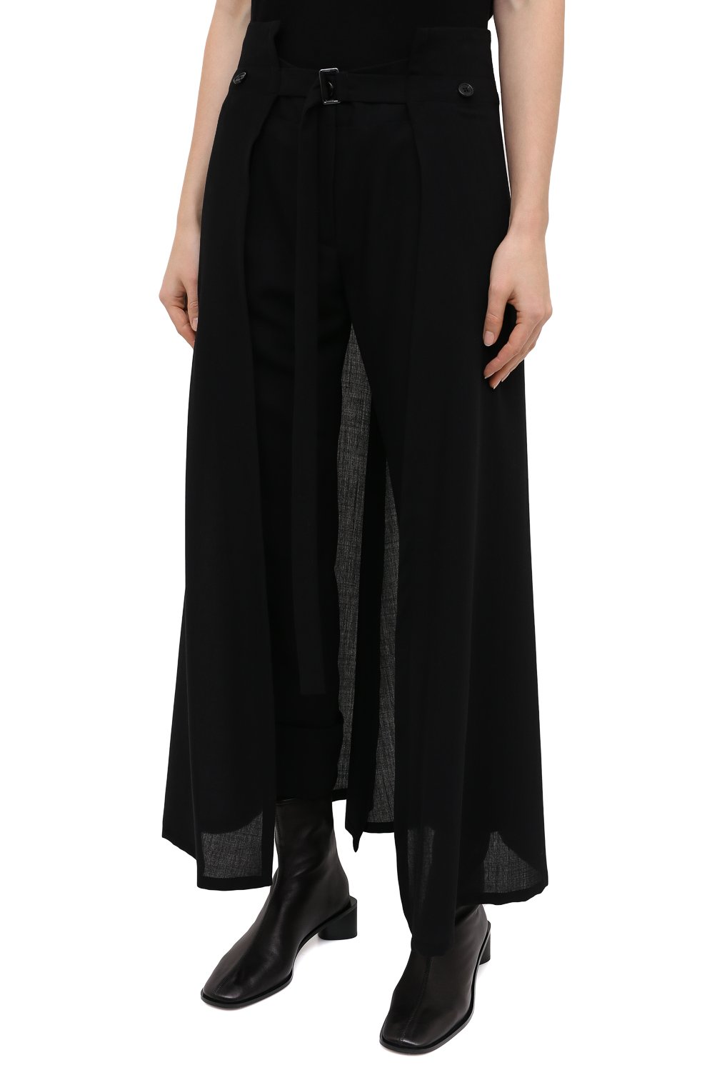 Шерстяные брюки ANN DEMEULEMEESTER, арт. 2002-1400-PB-170-099, фото 3