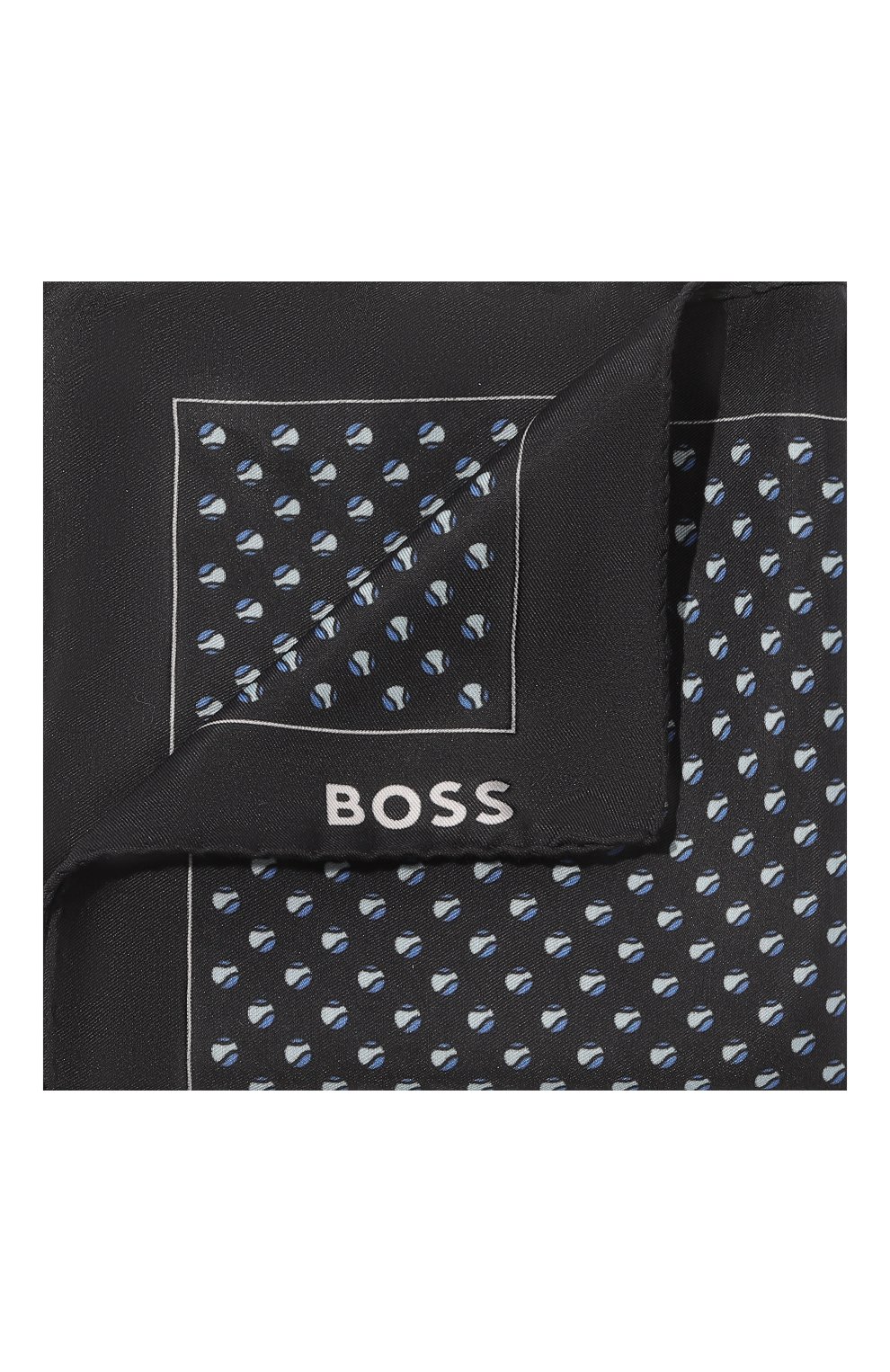 Платок из хлопка и шелка BOSS, арт. 50491125, фото 1