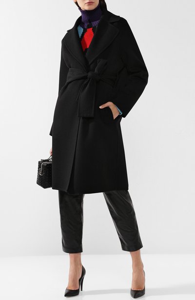 Однотонное кашемировое пальто с поясом BOTTEGA VENETA, арт. 522303/VD0D0, фото 2