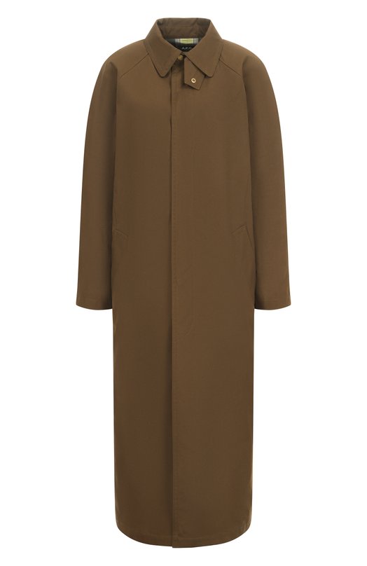 Хлопковый плащ A.P.C. C0ERC-F01533 Хаки C0ERC-F01533