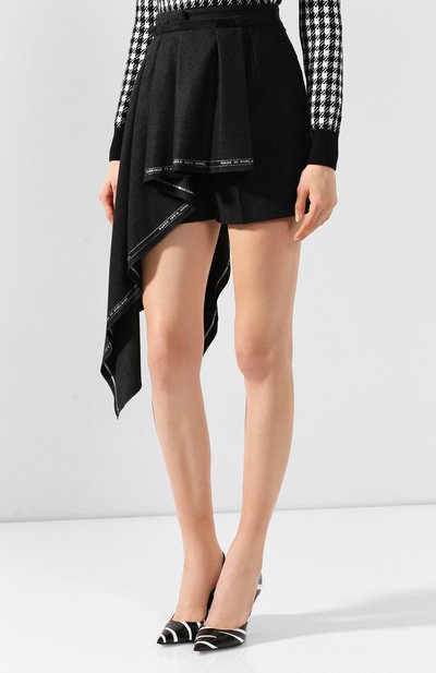 Шерстяные шорты ALEXANDER MCQUEEN, арт. 590955/QJAAN, фото 3