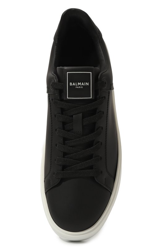 фото Кожаные кеды b-court balmain