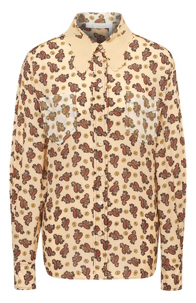 Шелковая блузка CHLOÉ, арт. CHC20WHT49331, фото 1