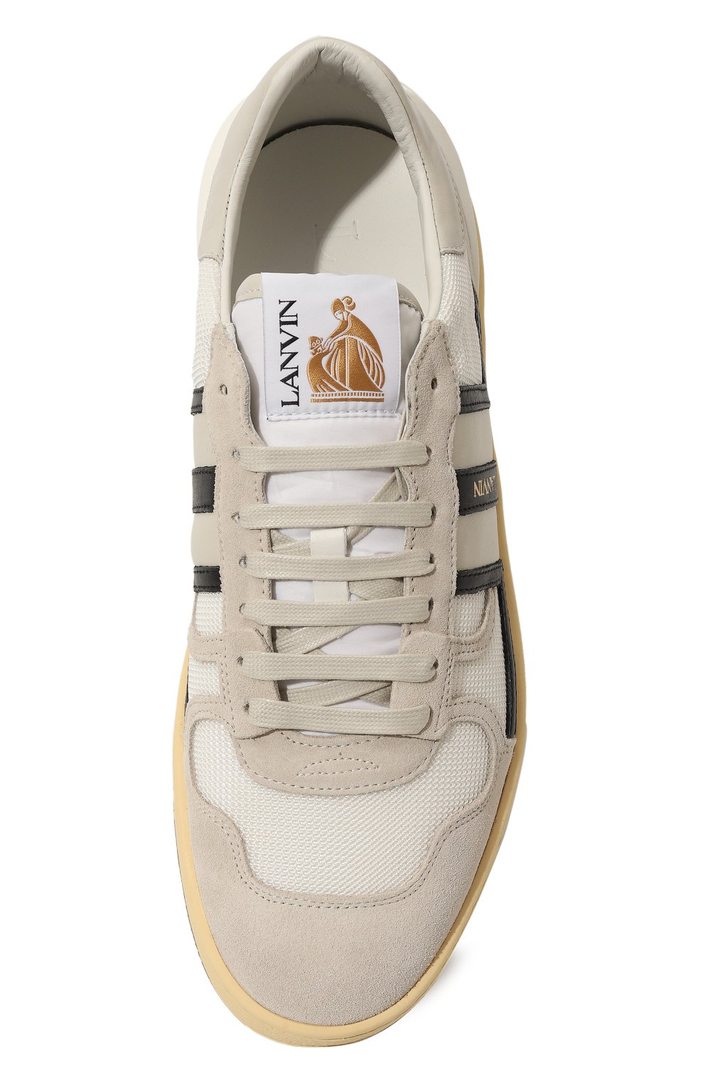 Комбинированные кеды clay LANVIN, арт. FM-SKDK00-NASH, фото 6