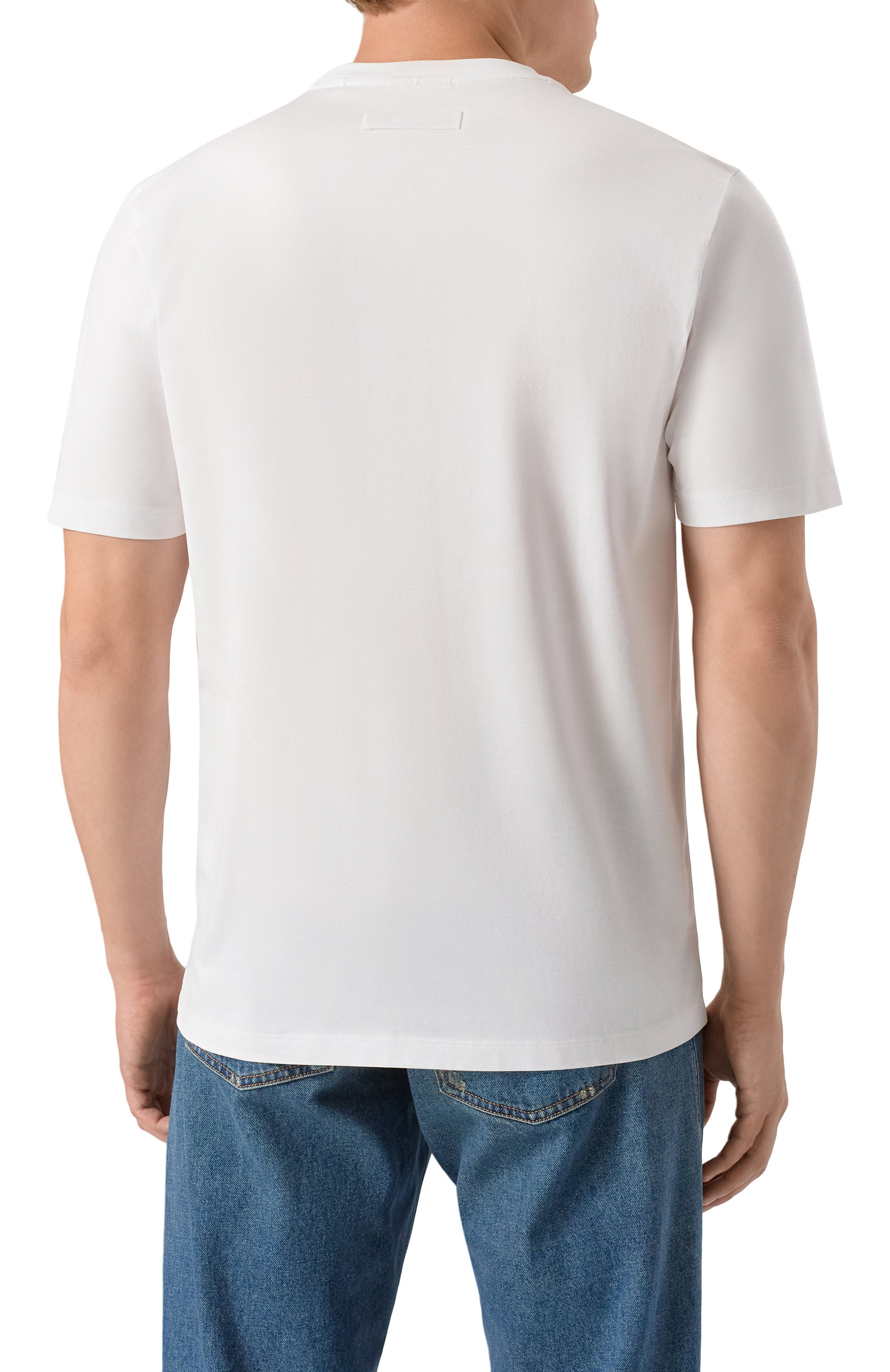 Хлопковая футболка HUGO, арт. 50542969, фото 4