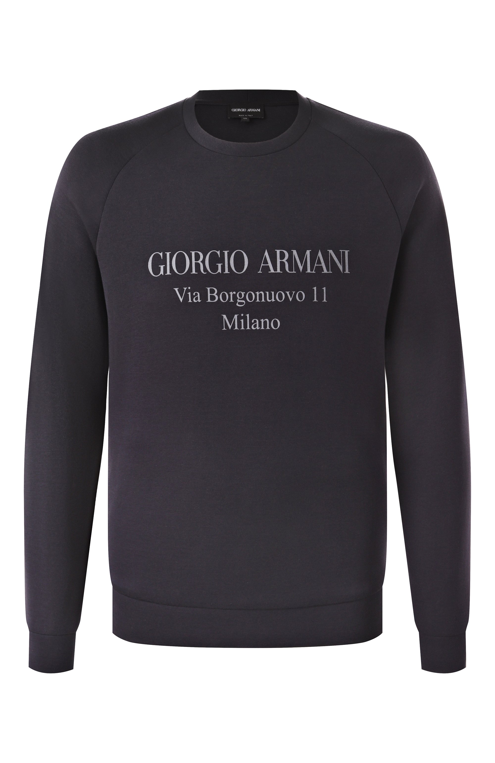 Хлопковый свитшот GIORGIO ARMANI, арт. 3GSM81/SJSXZ, фото 1