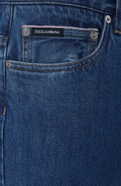 Мужские джинсы loose DOLCE & GABBANA синего цвета, арт. GYJDAD/G8MF6 | Фото 6 (Материал внешний: Хлопок, Деним; Длина (брюки, джинсы): Стандартные; Кросс-КТ: Деним; Силуэт М (брюки): Прямые; Стили: Кэжуэл, Классический; Автоматизация состава: Проставлено; Автоматизация ТО: Проставлено)