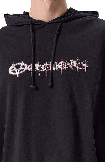 Хлопковое худи VETEMENTS, арт. UA66HD850B, фото 5