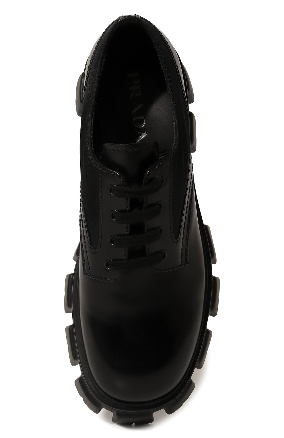 Кожаные дерби monolith PRADA, арт. 2EE342-3LFR-F0002, фото 6