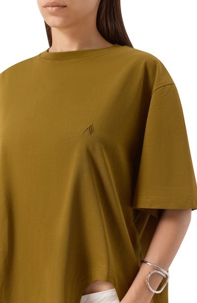 Хлопковая футболка THE ATTICO, арт. 251WCT00350/JJJ025AA, фото 5