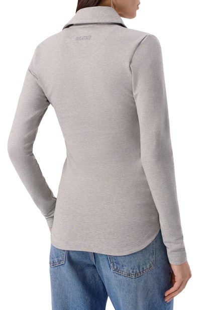 Хлопковое поло THE ATTICO, арт. 260WCI00031/JJF006AA, фото 4