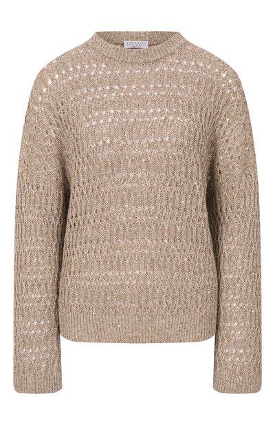 Женский льняной свитер BRUNELLO CUCINELLI, арт. MC0564700