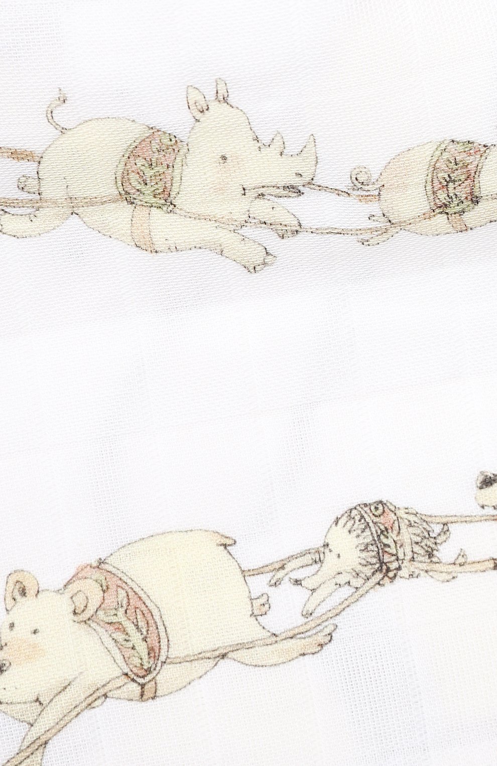 Хлопковый нагрудник ATELIER CHOUX, арт. LARGE BIB SANTA`S SLEIGH, фото 3