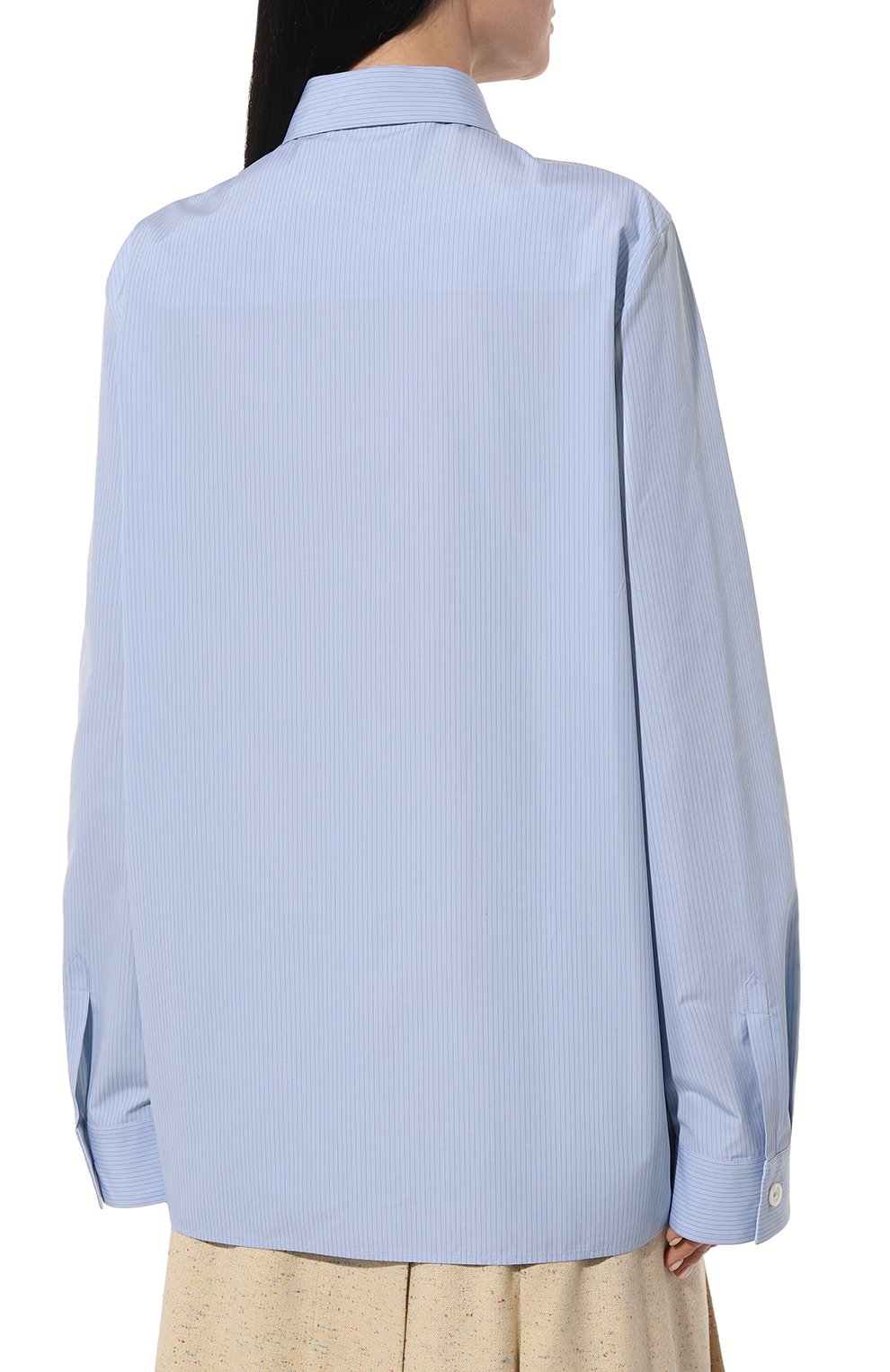 Хлопковая рубашка JIL SANDER, арт. J05DL0101/J45174, фото 4