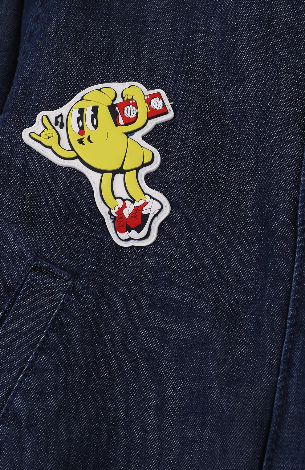 Джинсовая куртка-бомбер с нашивками KENZO, арт. KL41508/3A-6A, фото 3