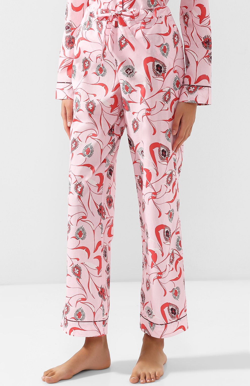 Хлопковая пижама с принтом YOLKE, арт. AW18-02C-PV-RA, фото 4