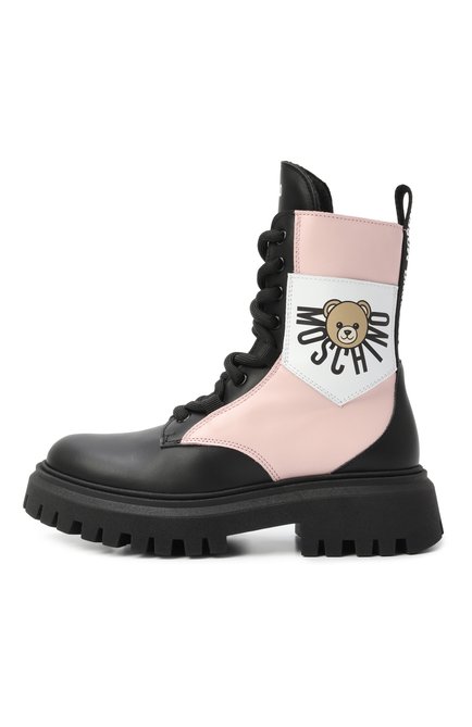 Кожаные ботинки MOSCHINO, арт. 81952/VAR4/36-40