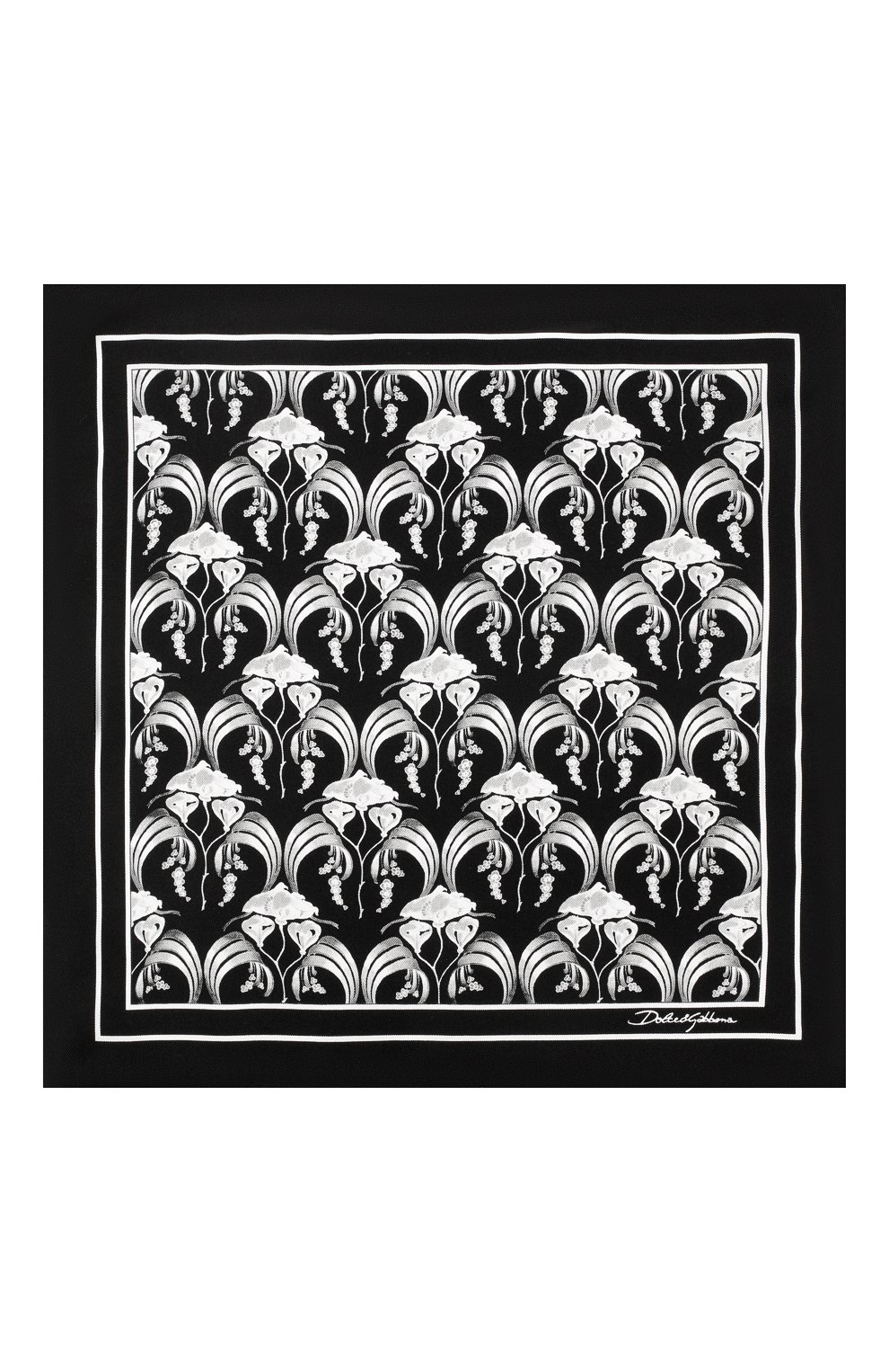 Шелковый платок DOLCE & GABBANA, арт. GR412E/G0WKI, фото 3