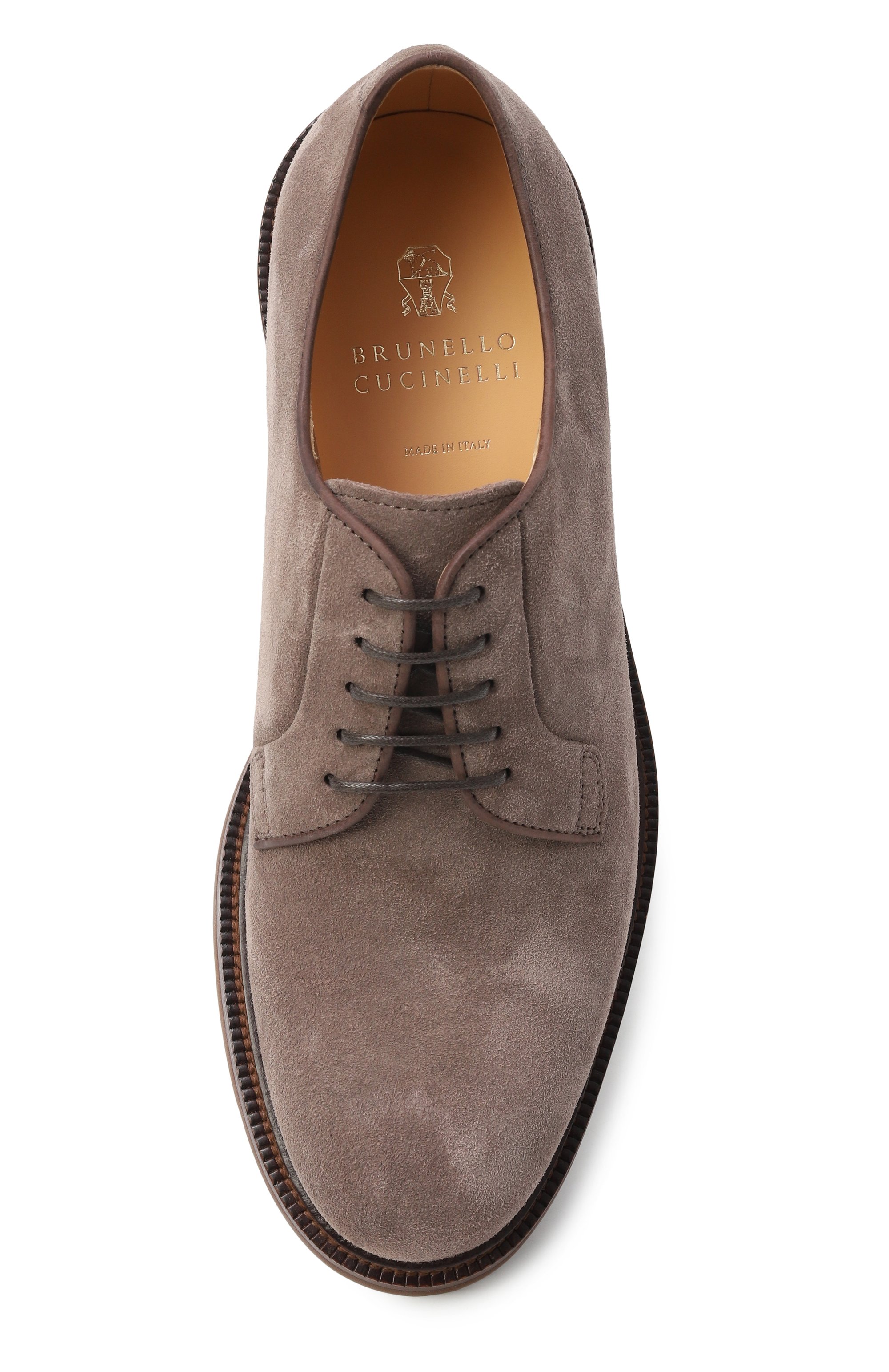 Замшевые дерби BRUNELLO CUCINELLI, арт. MZUPEAX810, фото 6