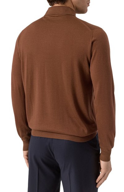 Поло из кашемира и шелка FEDELI, арт. MU007091, фото 4