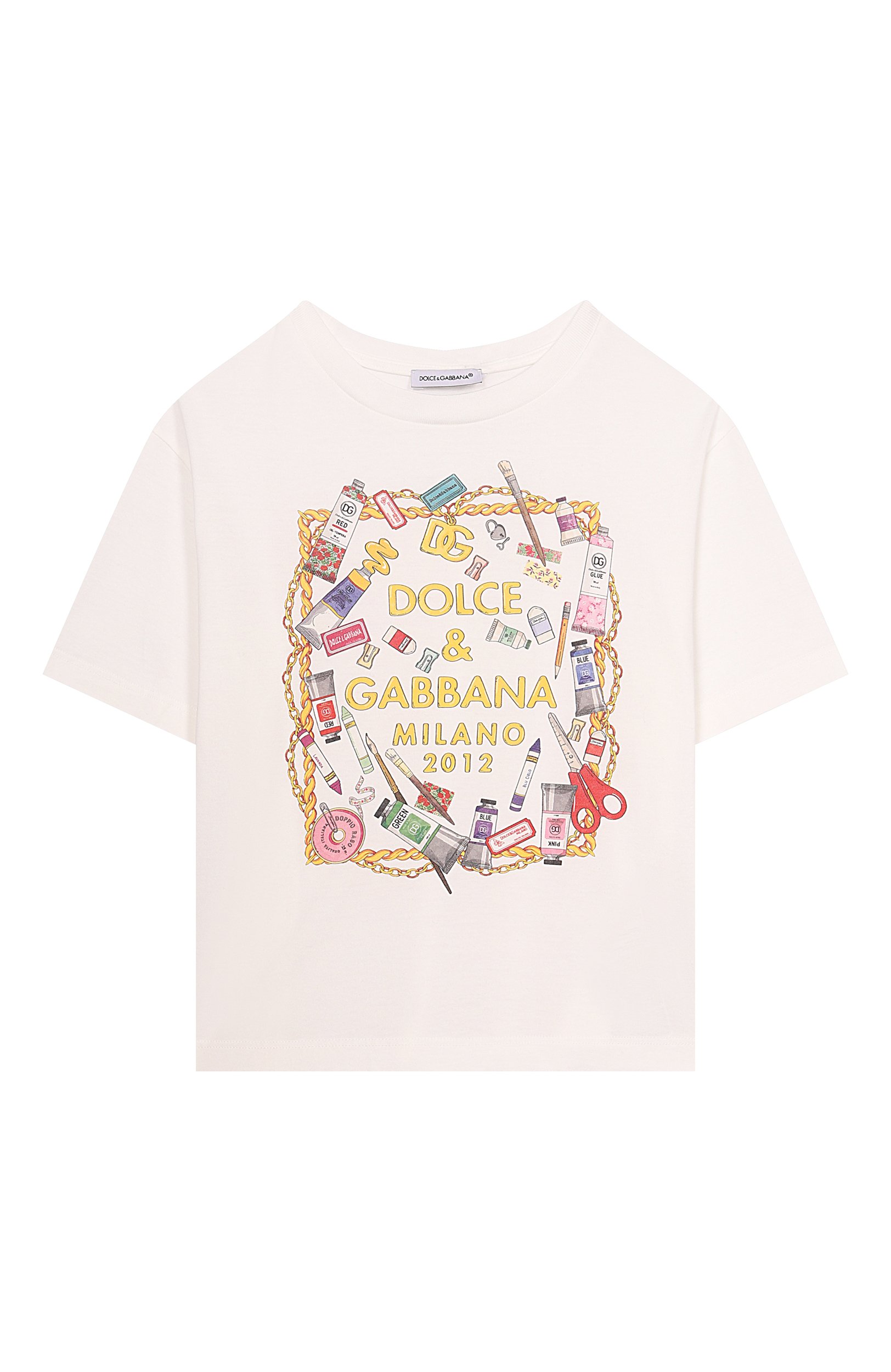 Хлопковая футболка DOLCE & GABBANA, арт. L5JTNL/G7P6Z_001, фото 1